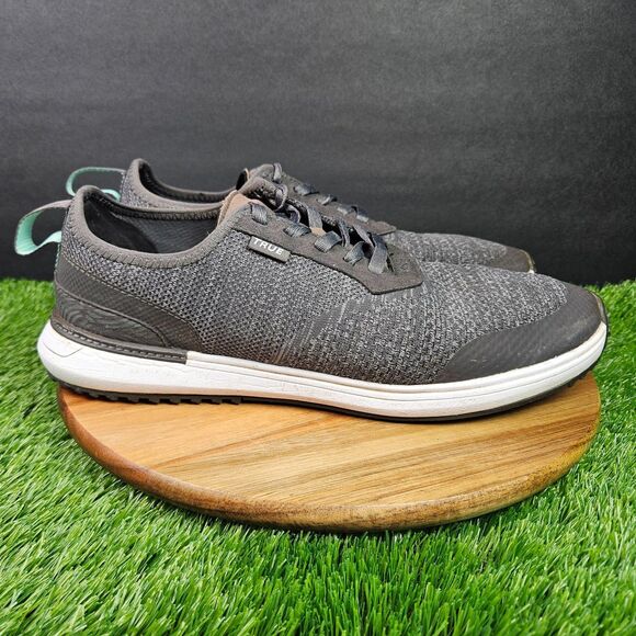 True Linkswear WanderLux Men’s Gray Knit Spikeless Golf Shoes Size 14